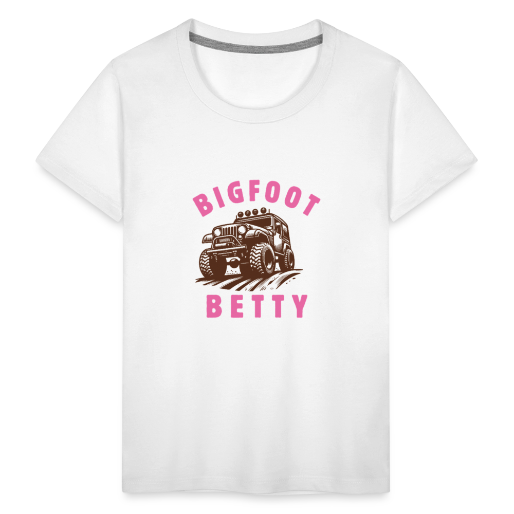 Toddler Premium T-Shirt - BFB Jeep - white