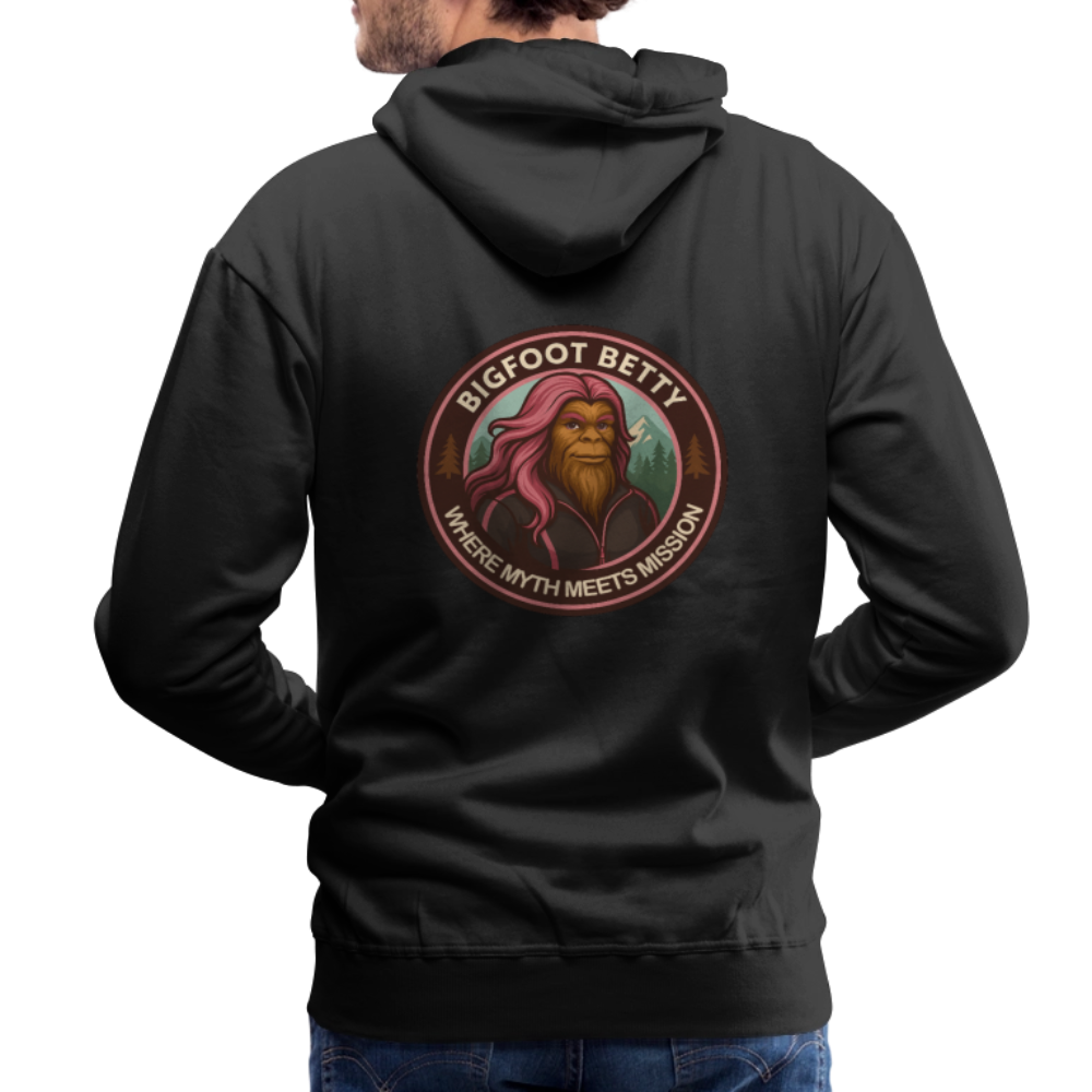 Men’s Premium Hoodie - Where Myth Meets Mission (RETRO) - black