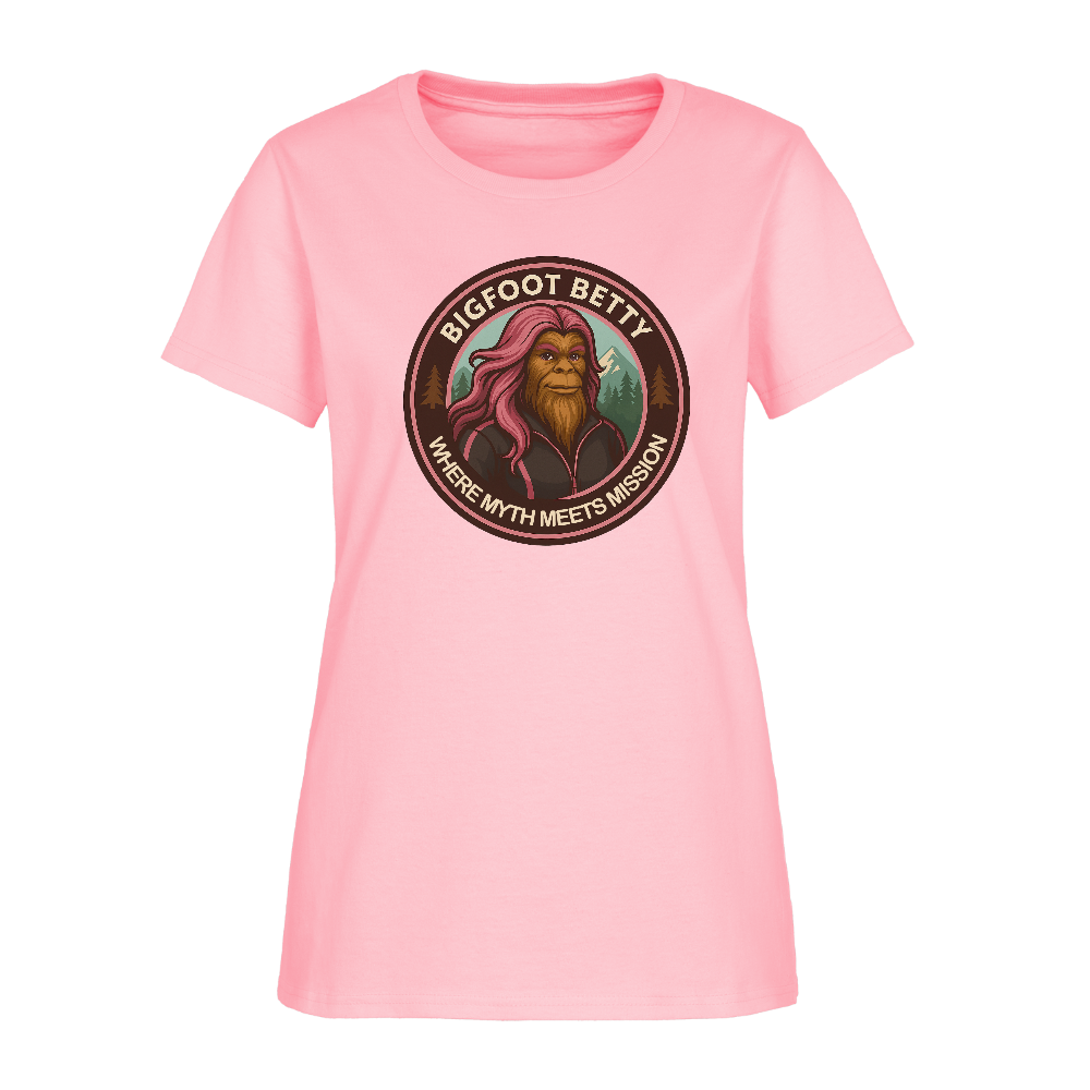 Women's T-Shirt - Where Myth Meets Mission (RETRO) - pink