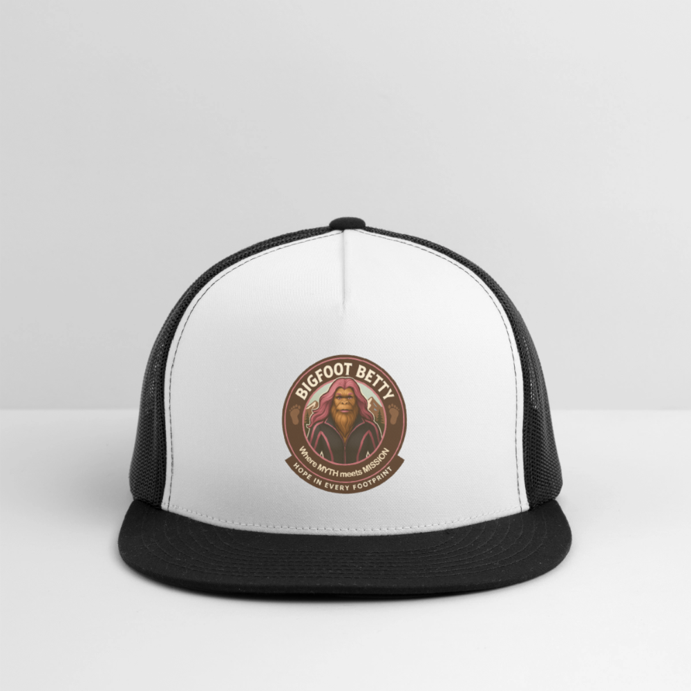 Trucker Hat - Hope in Every Footprint (RETRO) - white/black