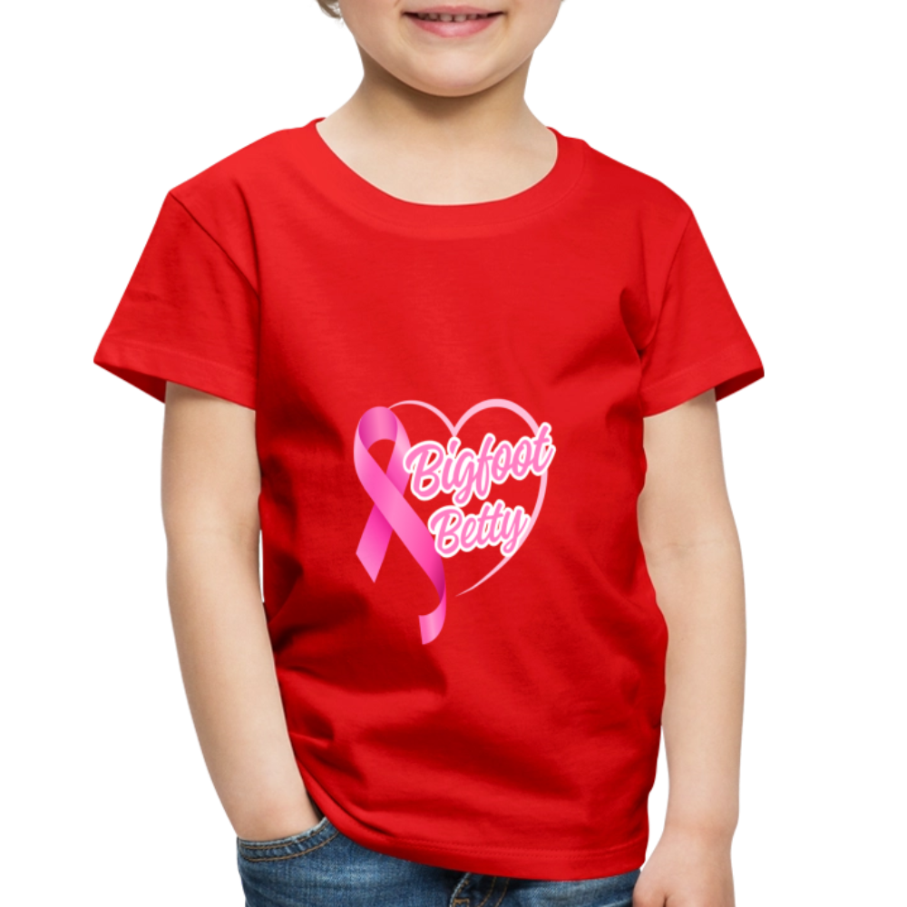 Toddler Premium T-Shirt - BFB Pink Ribbon - red