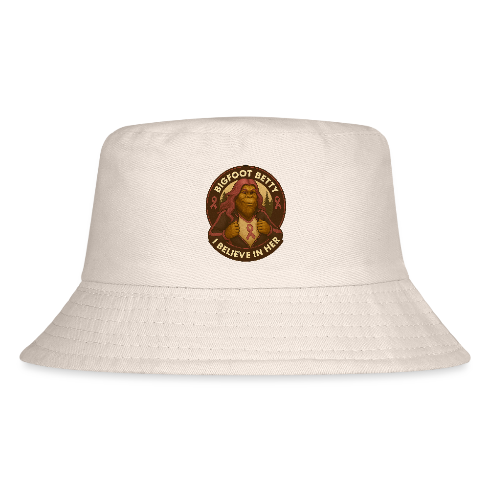 Kid's Bucket Hat - I Believe In Her (RETRO) - Natural