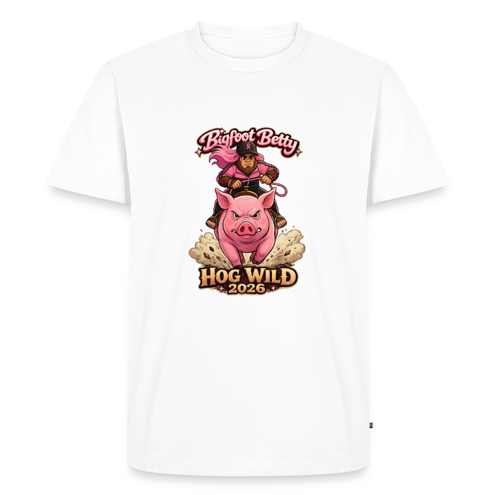 Men's Premium T-Shirt - BFB Hog Wild - HOG - white