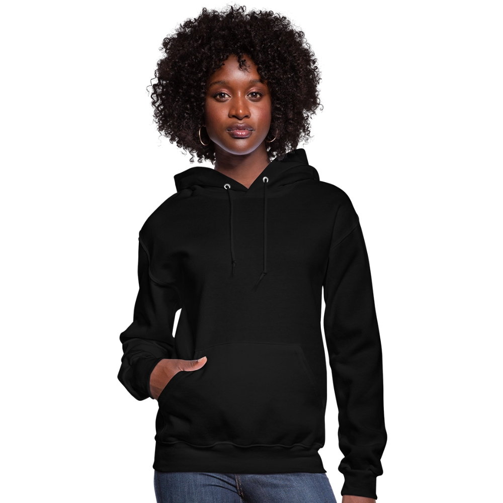 Women's Hoodie - Where Myth Meets Mission (RETRO) - black