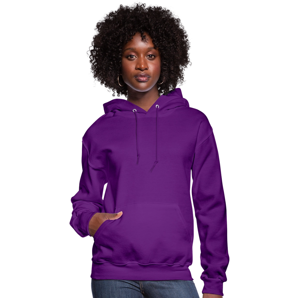 Women's Hoodie - Where Myth Meets Mission (RETRO) - purple