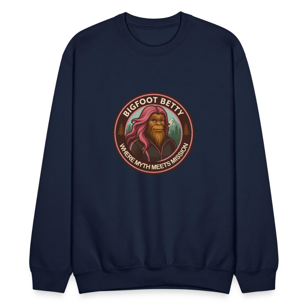 Crewneck Sweatshirt - Where Myth Meets Mission (RETRO) - navy