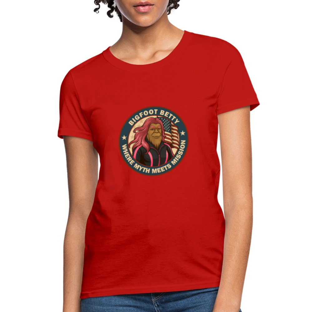 BFB July 4 - Badge Women's T-Shirt - red