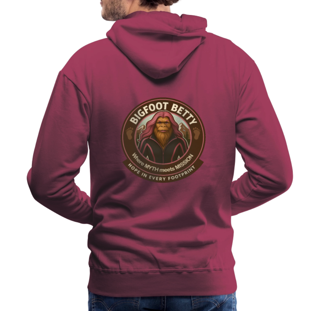 Men’s Premium Hoodie - I Believe In Her (F/B) (RETRO) - burgundy