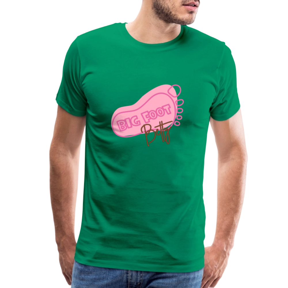 Men's Premium T-Shirt - BFB FootPrint - kelly green