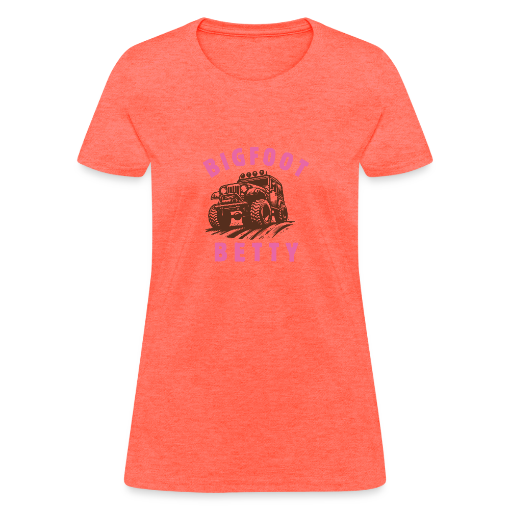 Women's T-Shirt - BFB Jeep - heather coral