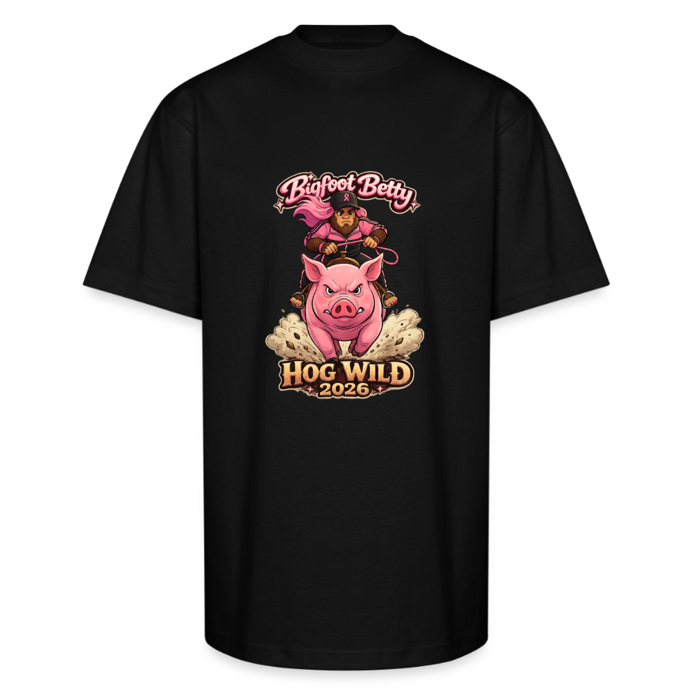 Unisex Oversized Heavyweight T-Shirt - BFB Hog Wild - HOG - black