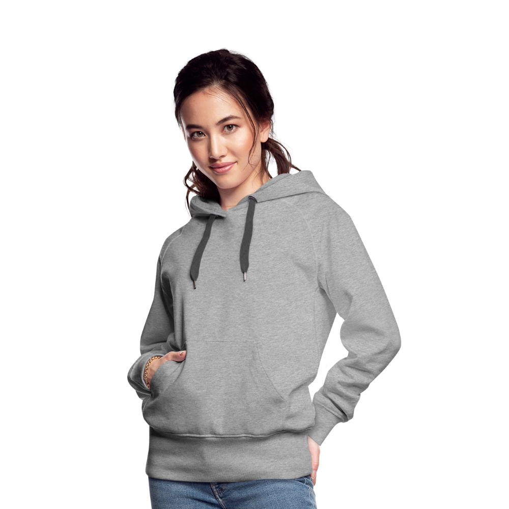 Women’s Premium Hoodie - I Believe In Her (RETRO) - heather grey