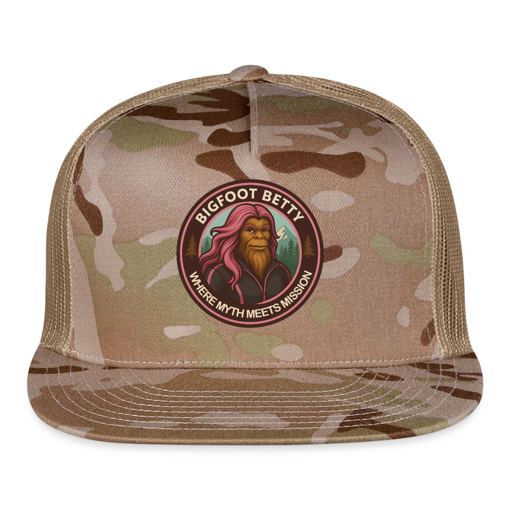 Trucker Hat - Where Myth Meets Mission (RETRO) - MultiCam\tan