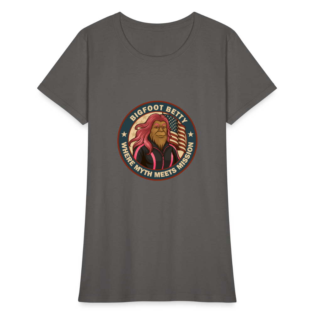 BFB July 4 - Badge Women's T-Shirt - charcoal