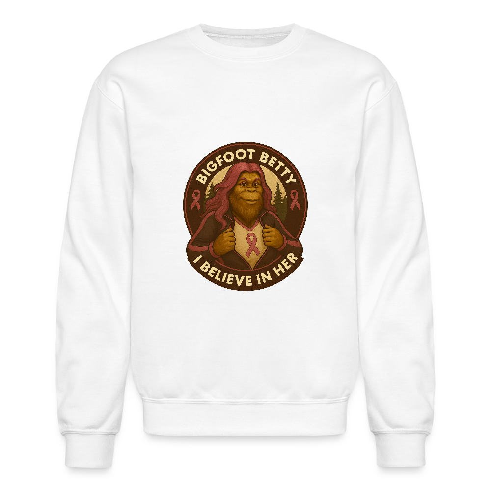 Crewneck Sweatshirt - Where Myth Meets Mission (RETRO) - white