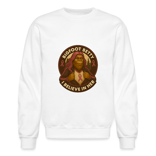Crewneck Sweatshirt - Where Myth Meets Mission (RETRO) - white