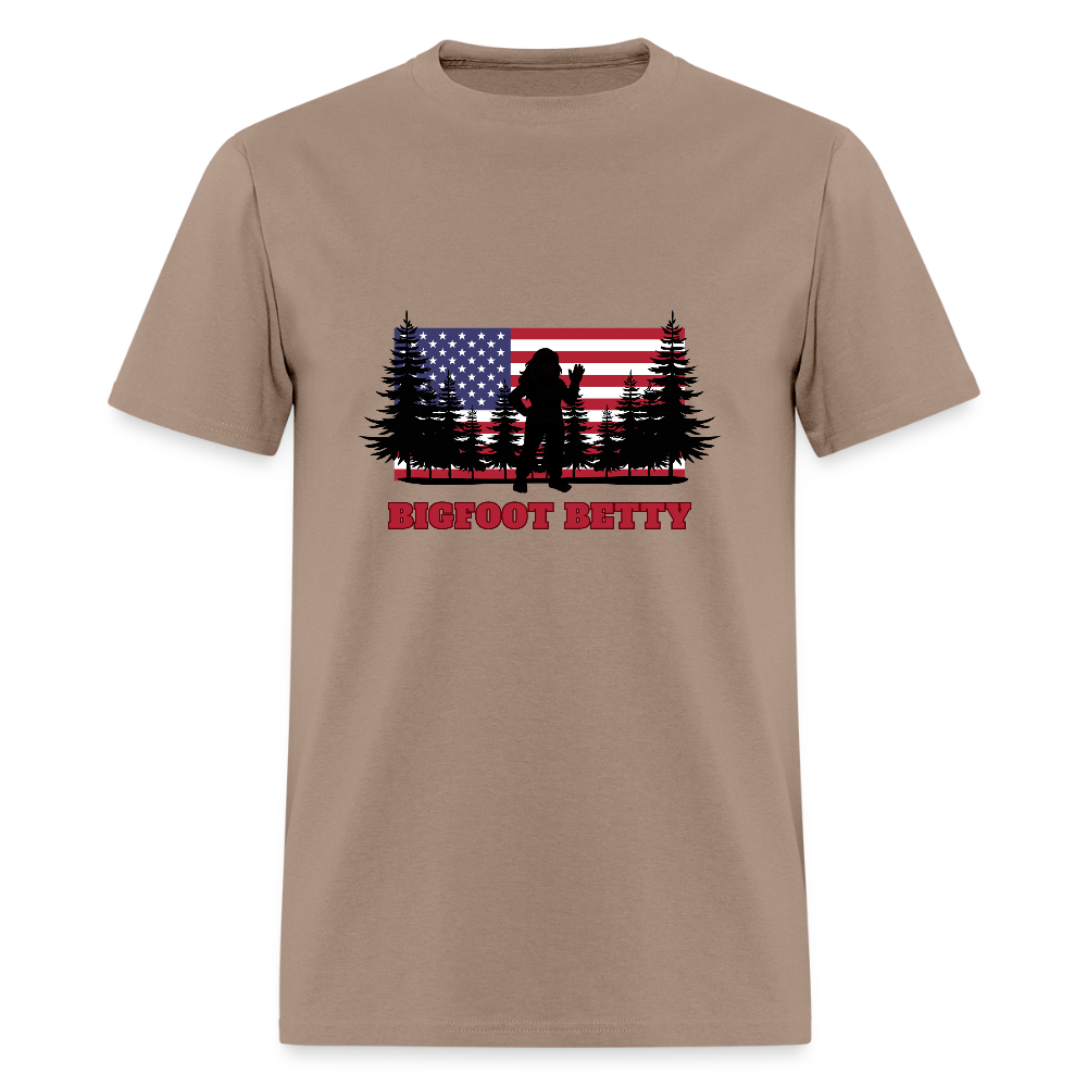 BFB July 4 - Forest Flag Unisex Classic T-Shirt - brown savana