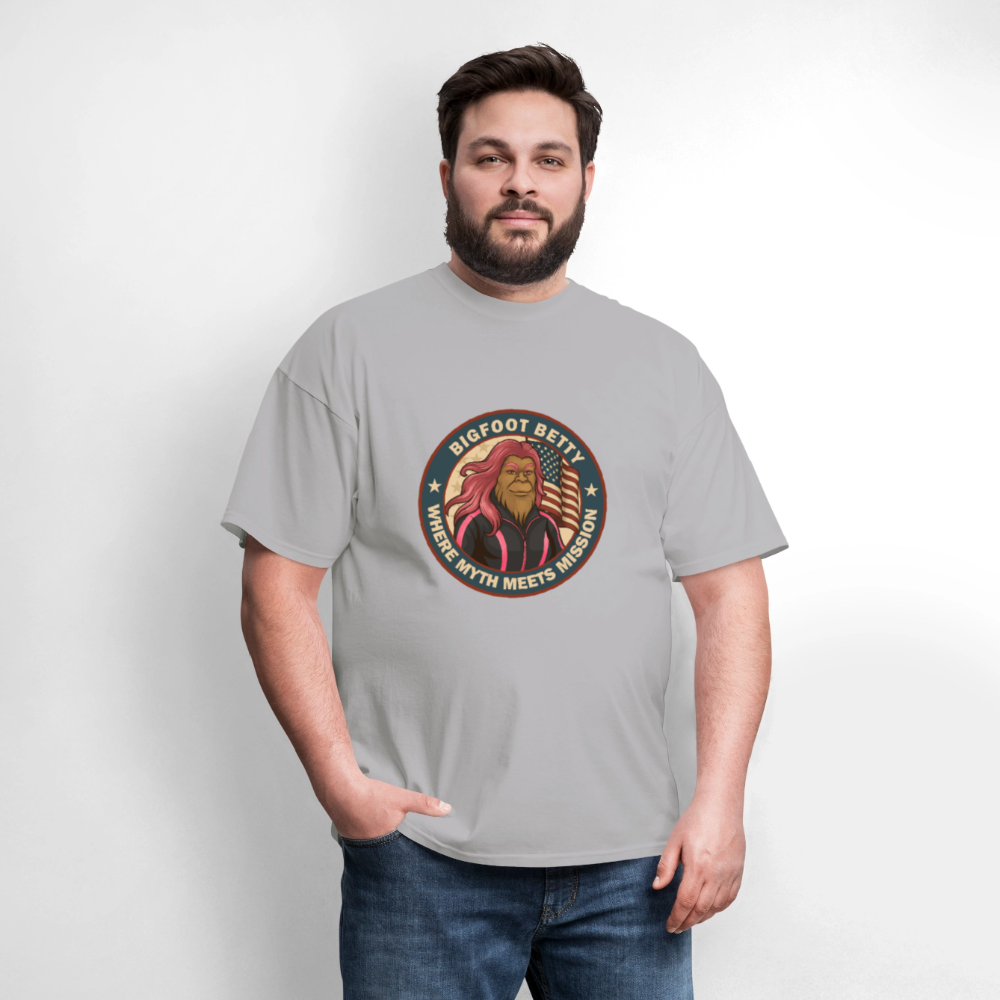 BFB July 4 - Badge Unisex Classic T-Shirt - gravel 