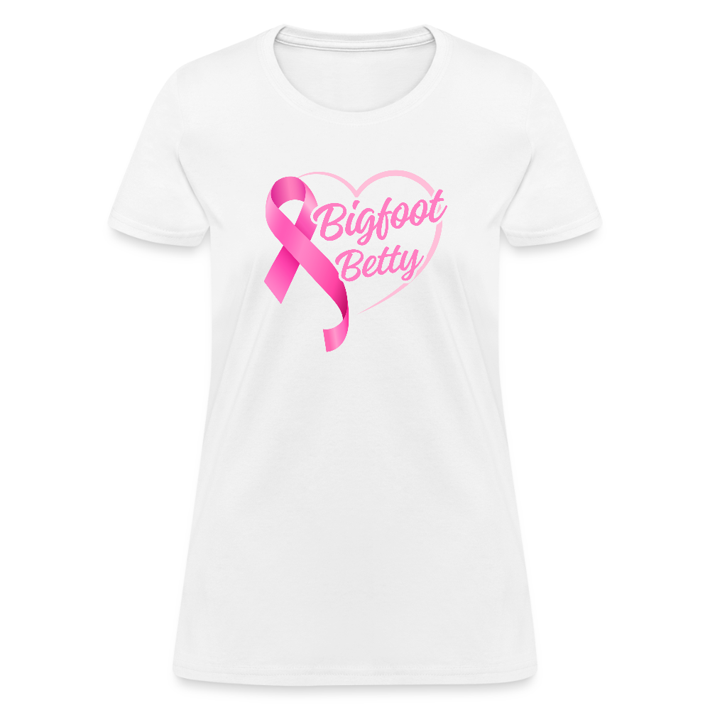 Women's T-Shirt - BFB Pink Ribbon - white