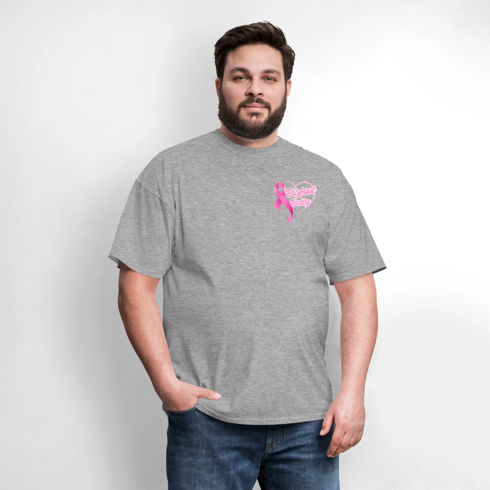 Unisex Classic T-Shirt - BFB Pink Ribbon - heather gray