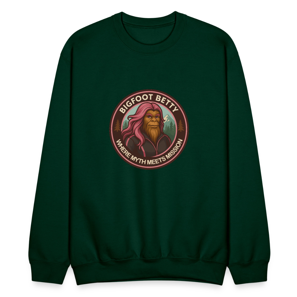 Crewneck Sweatshirt - Where Myth Meets Mission (RETRO) - forest green