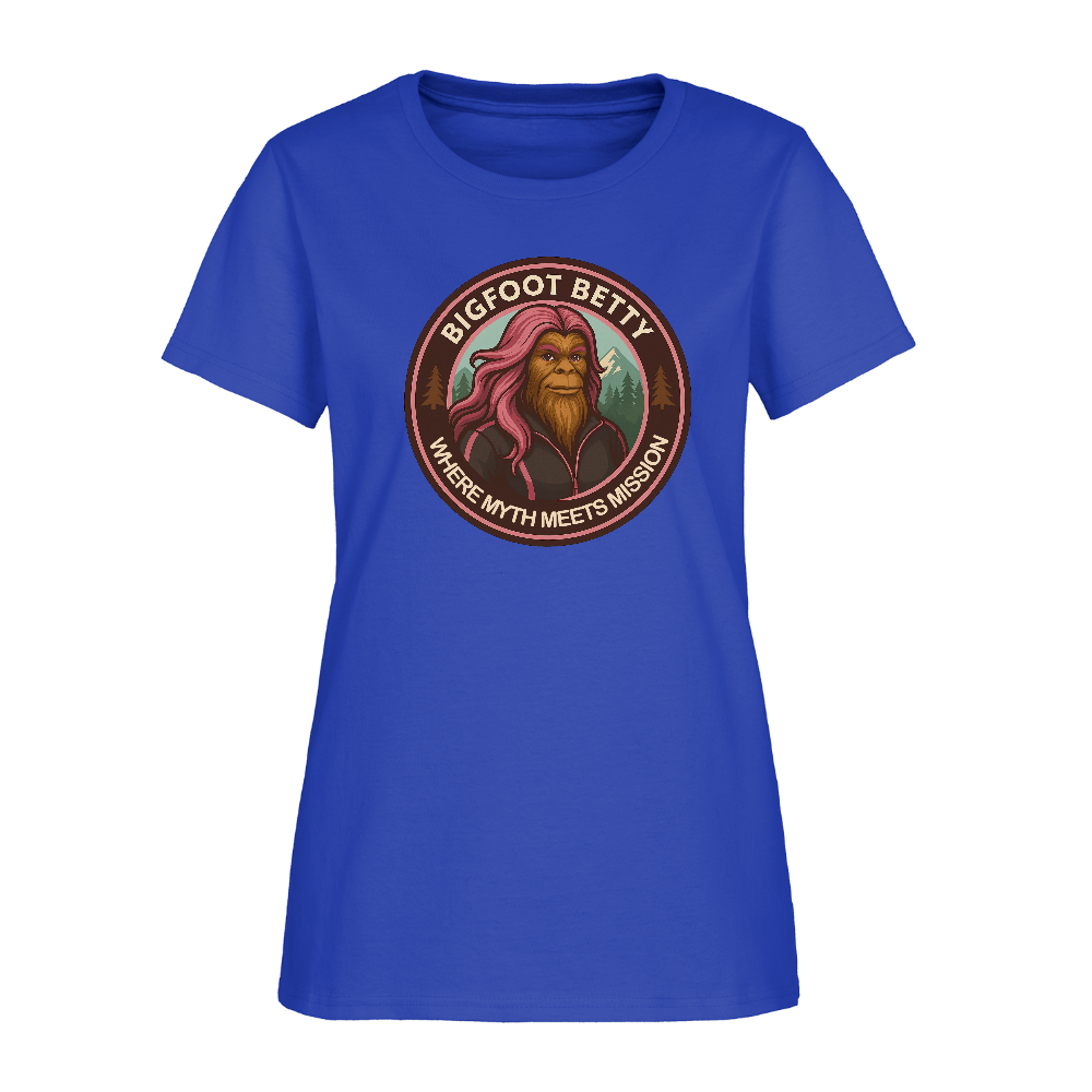 Women's T-Shirt - Where Myth Meets Mission (RETRO) - royal blue