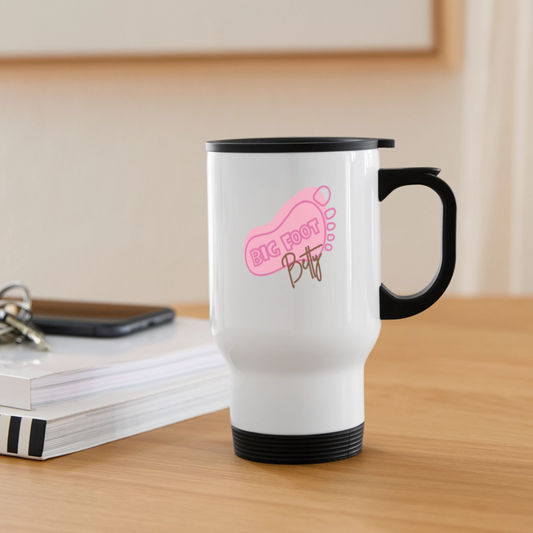 Travel Mug - BFB FootPrint - white