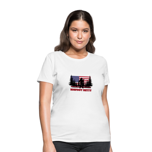 BFB July 4 - Forest Flag Women's T-Shirt - white