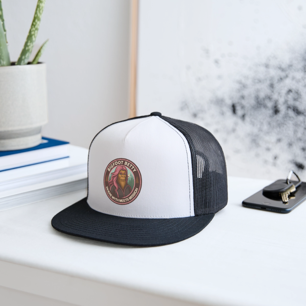 Trucker Hat - Where Myth Meets Mission (RETRO) - white/black